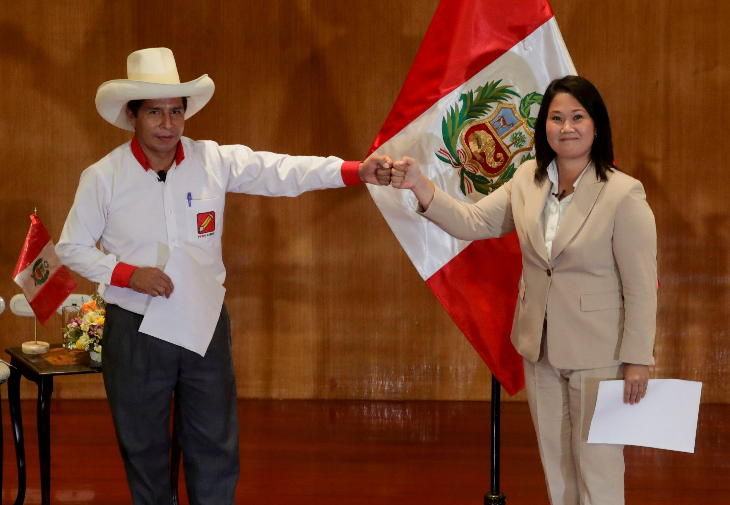 Castillo y Fujimori empatan en intención de voto por presidencia El