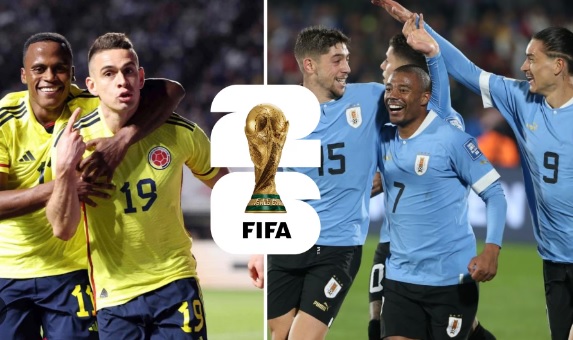 Colombia vs Uruguay ver el partido gratis online en directo sin anuncios  por Eliminatorias al Mundial 2026 : EN VIVO
